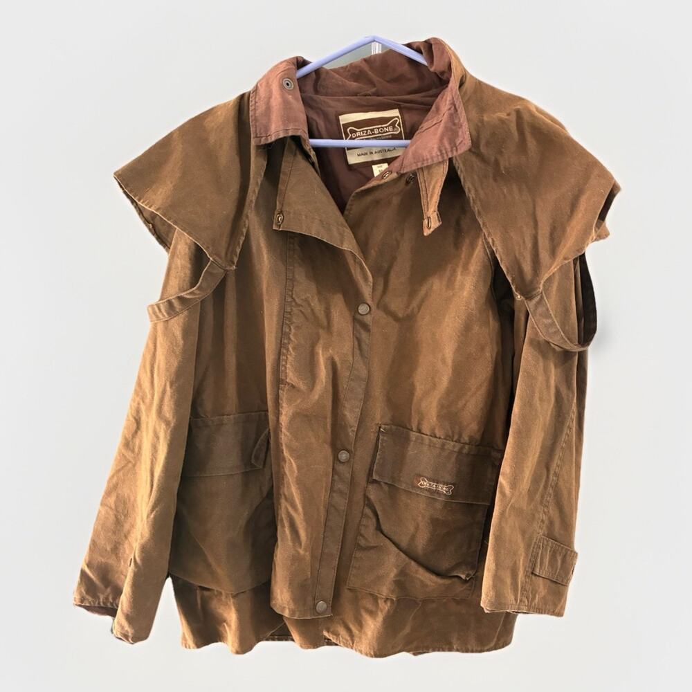 Driza-Bone Mens M Waxed Cotton Wax Riding Coat Short Jacket Australia